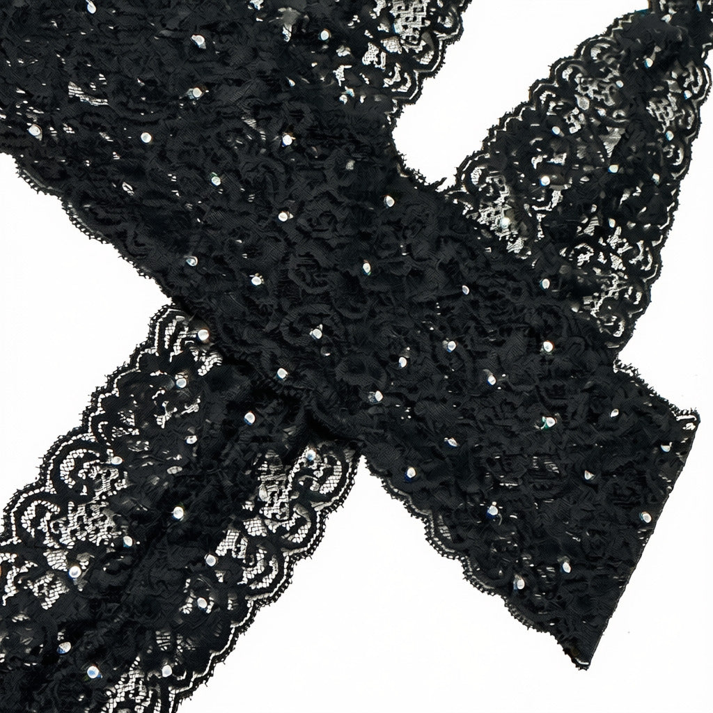 Lace After Dark Black Micro Lace Bodysuit