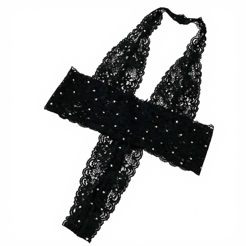 Lace After Dark Black Micro Lace Bodysuit